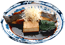 子持ち鰈の煮付け