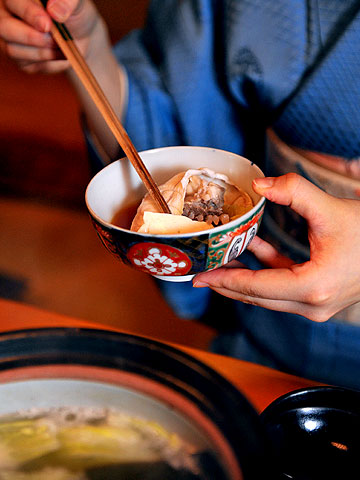 器に取り分ける