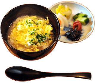 雑炊椀とスプーン