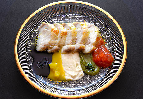 ふぐのポアレ・シチリアの太陽