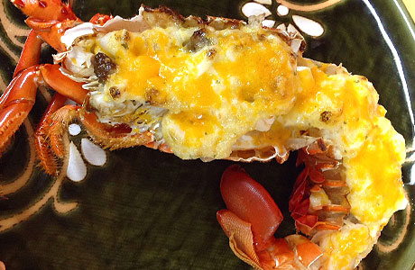 伊勢海老の黄金焼き