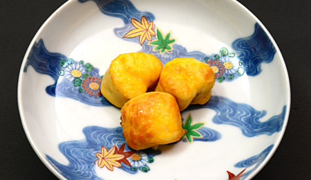 ふぐ白子のフュメ